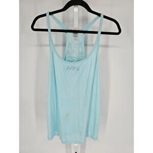 Linea Donatella Women's Blue Sleeveless Bridal MRS Pajama Top Size XL